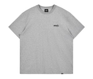 Buy Emis Oversized Embossing Logo T-Shirts Gray at Sasom – Authentic and Ready to Ship