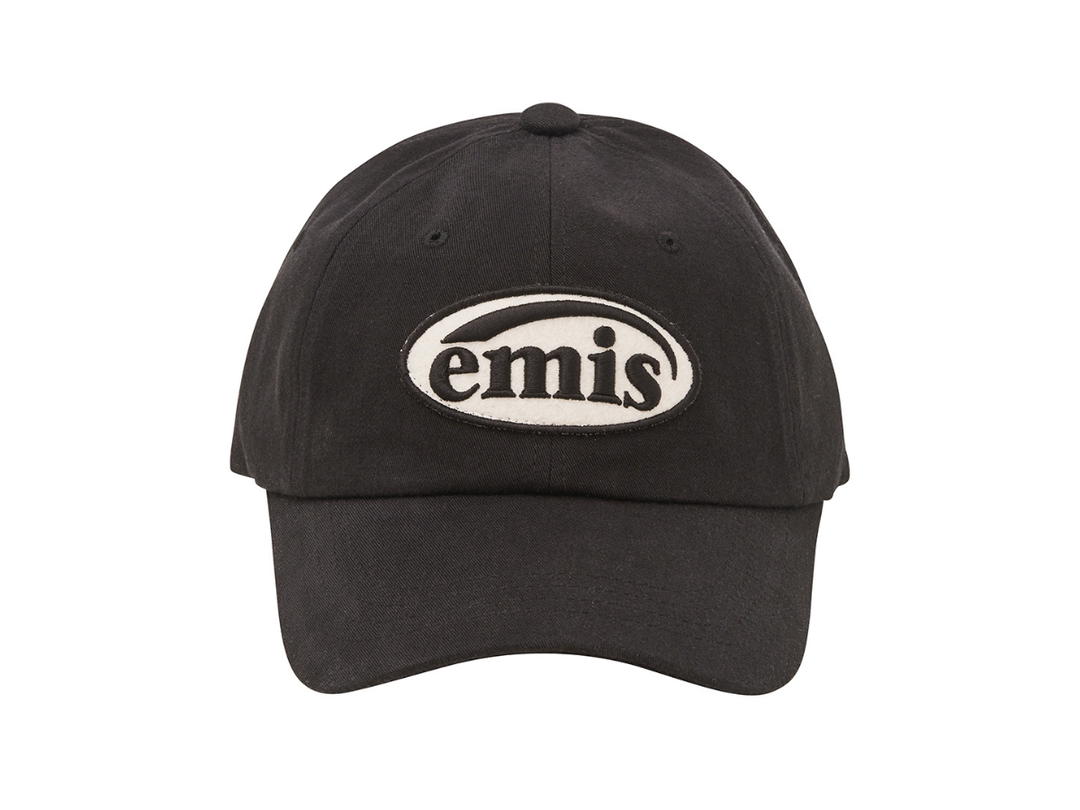 Emis Emis Tone On Tone Wappen Ball Cap Black