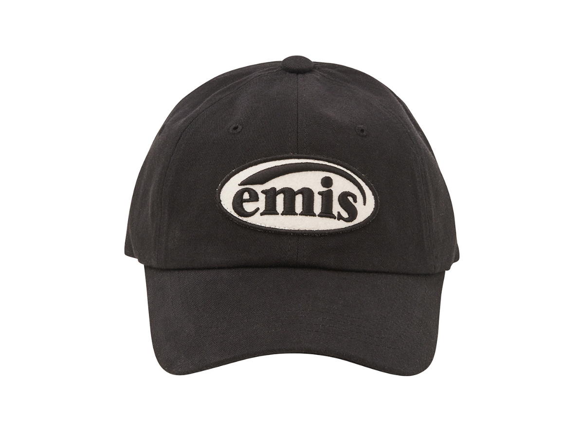 Emis Emis Tone On Tone Wappen Ball Cap Black