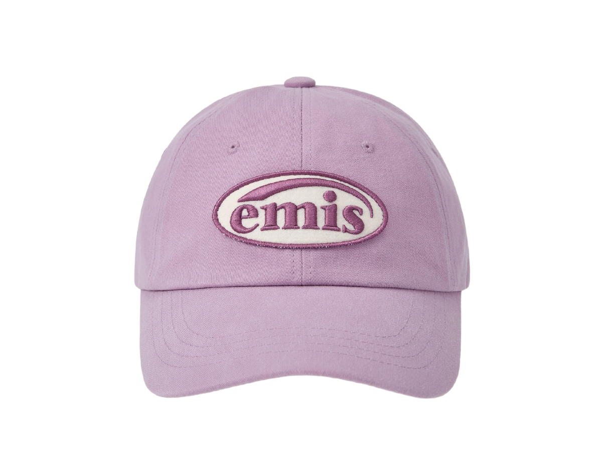 Emis Emis Tone On Tone Wappen Ball Cap LIight Purple