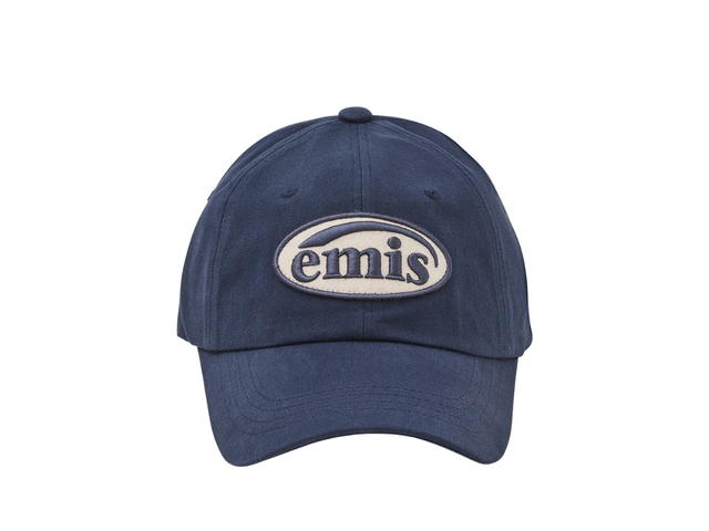 Emis Emis Tone On Tone Wappen Ball Cap Navy - view 1