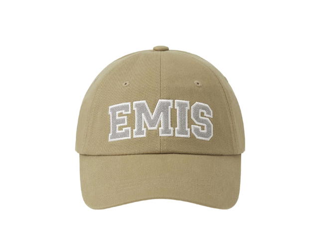 Emis Emis Twill Capital Logo Ball Cap Beige - view 1