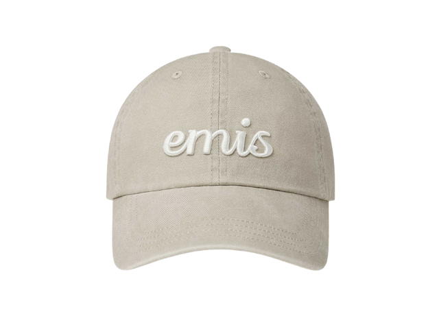 Emis Emis Vintage Pigment Ball Cap Beige - view 1
