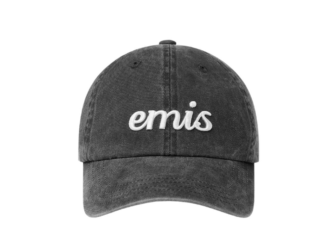 Emis Emis Vintage Pigment Ball Cap Black