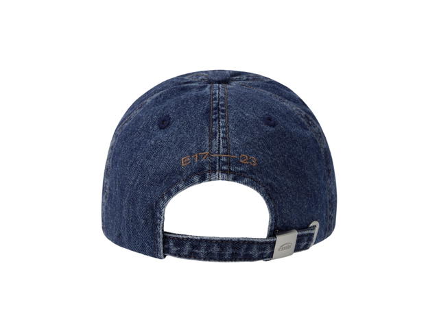 Emis Emis Washed Denim Ball Cap Blue-Green - view 3
