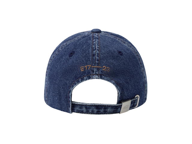 Emis Emis Washed Denim Ball Cap Blue Navy - view 3