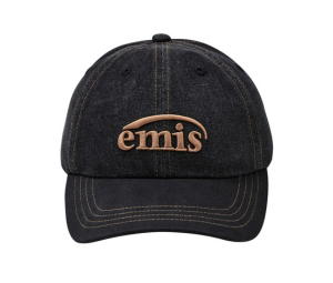 Buy Emis Washed Denim Ball Cap Gray-Black at Sasom – Authentic and Ready to Ship