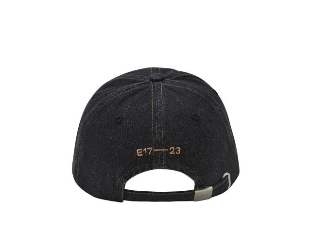 Emis Emis Washed Denim Ball Cap Gray-Pink - view 3