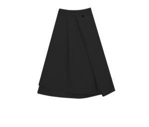 Buy Epingler Origami Skirt - Deep Black at Sasom – Authentic and Ready to Ship