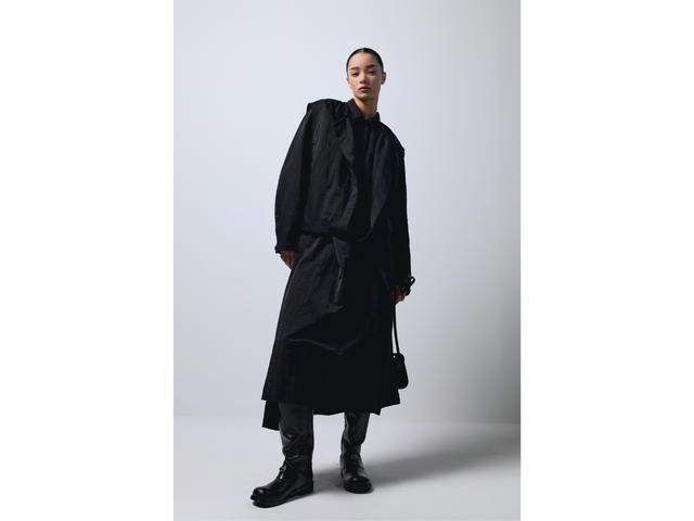 Epingler Epingler Origami Skirt - Deep Black - view 4