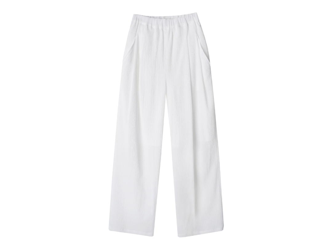 Epingler Epingler Wrinkle Trouser - Wrinkle White