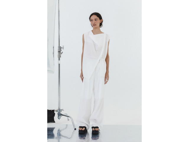 Epingler Epingler Wrinkle Trouser - Wrinkle White - view 2