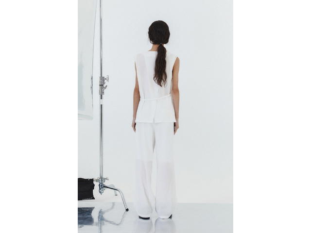 Epingler Epingler Wrinkle Trouser - Wrinkle White - view 4