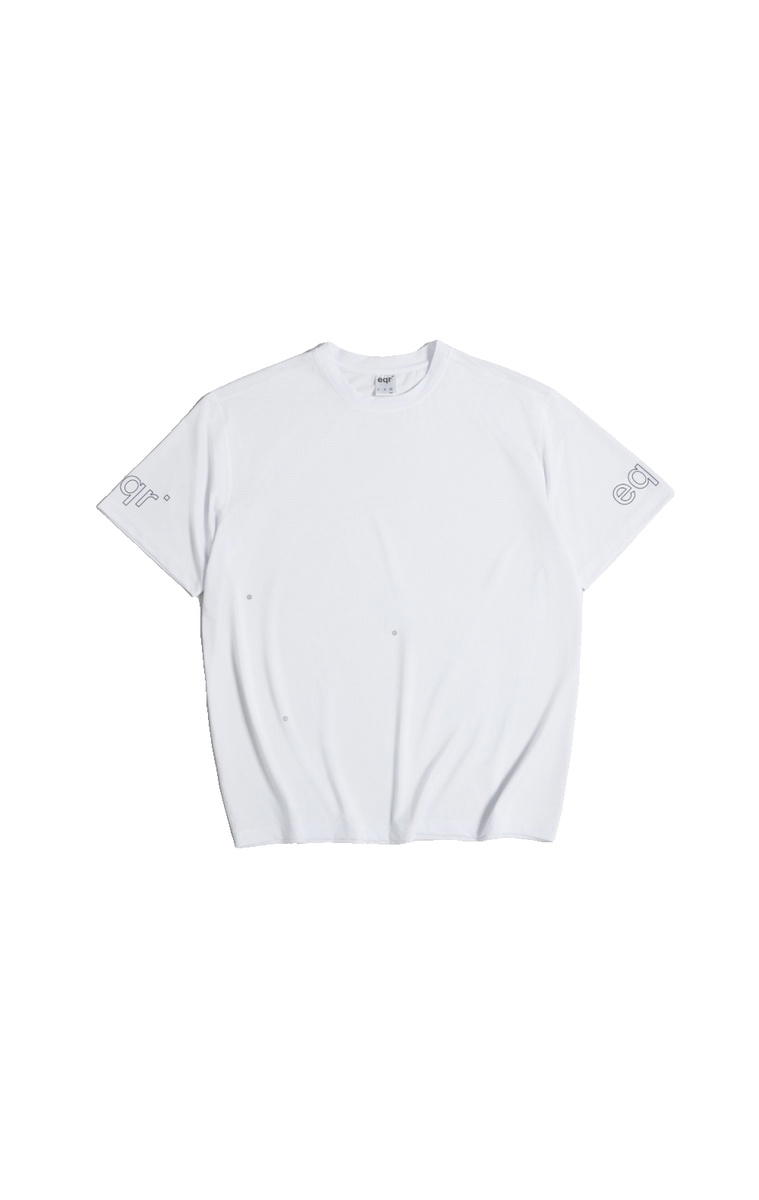 eqr eqr Scotch Eyelet Airhole Short Sleeve White