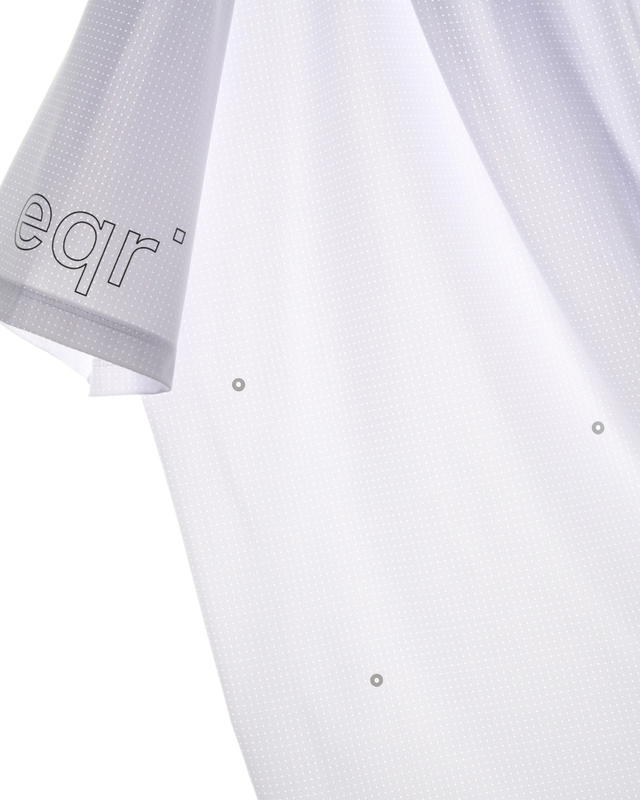 eqr eqr Scotch Eyelet Airhole Short Sleeve White - view 3
