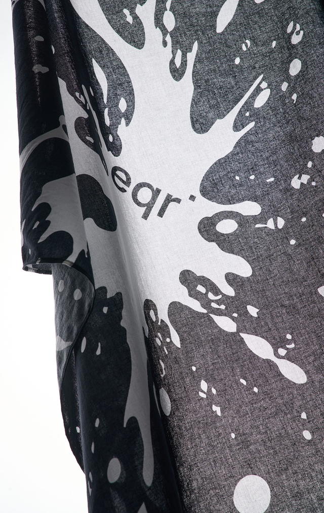eqr eqr Splash Oversized Bandana Black - view 3