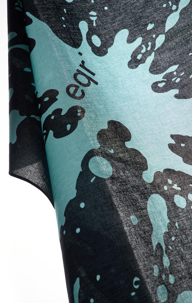 eqr eqr Splash Oversized Bandana Green - view 3