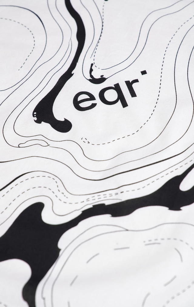 eqr eqr Motion Oversized Bandana White - view 2