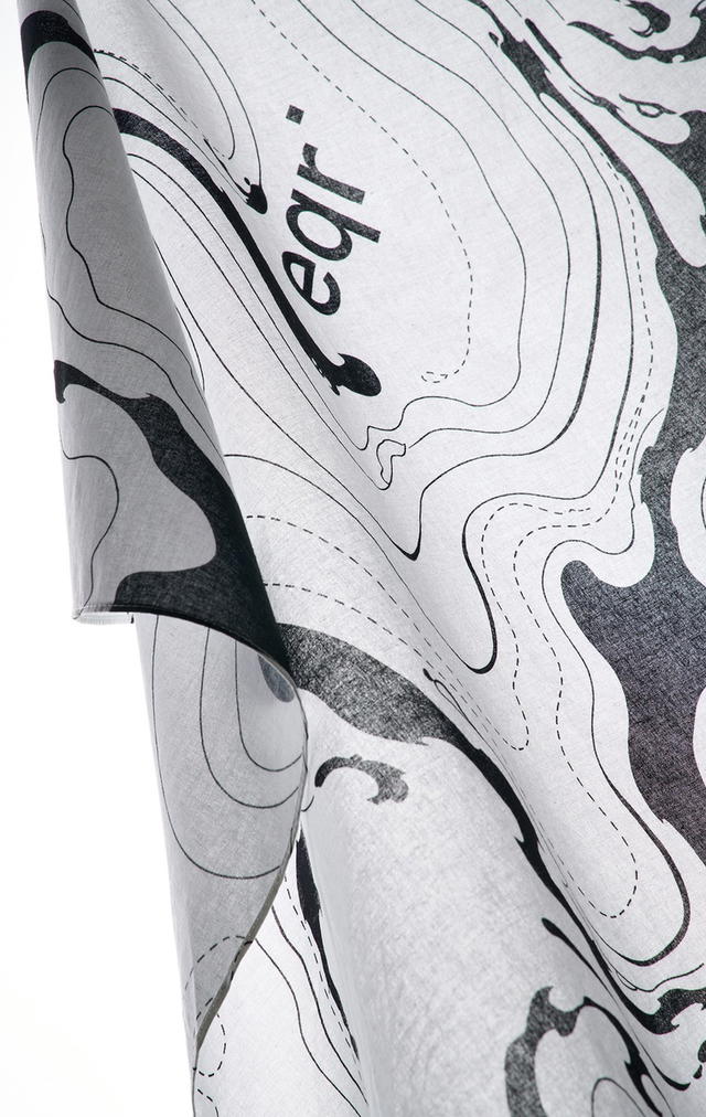 eqr eqr Motion Oversized Bandana White - view 3