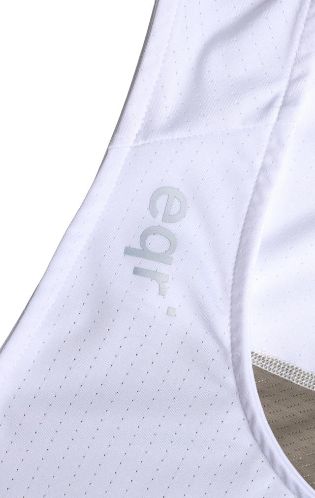 eqr eqr Scotch Eyelet Singlet White Khaki - view 3