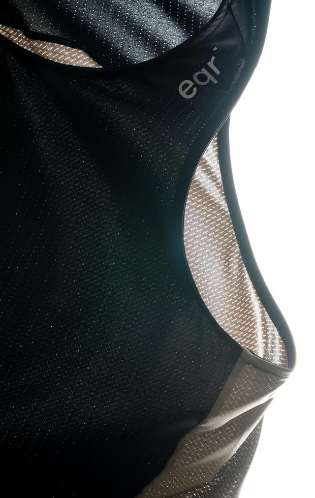eqr eqr Scotch Eyelet Singlet Black Khaki - view 2