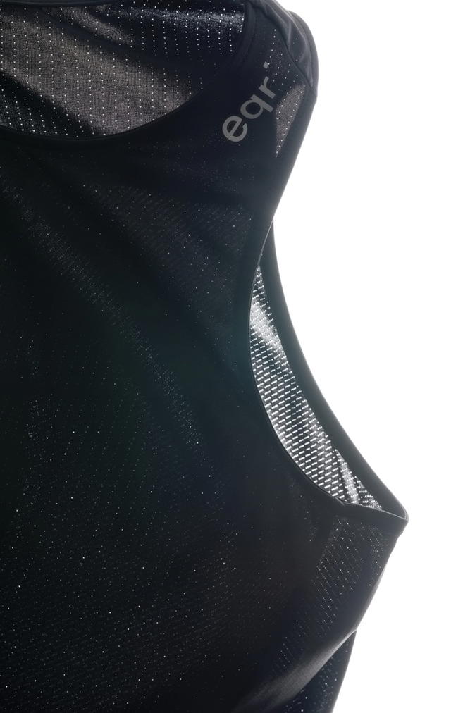eqr eqr Scotch Eyelet Singlet Black - view 2