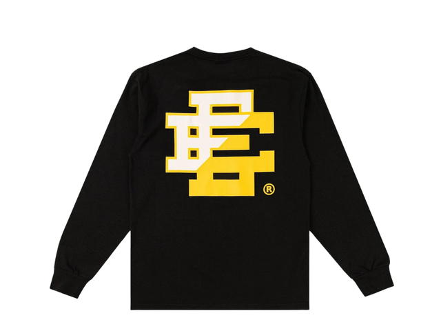 Eric Emanuel Eric Emanuel EE Long Sleeve T-Shirt Black White Yellow - view 2