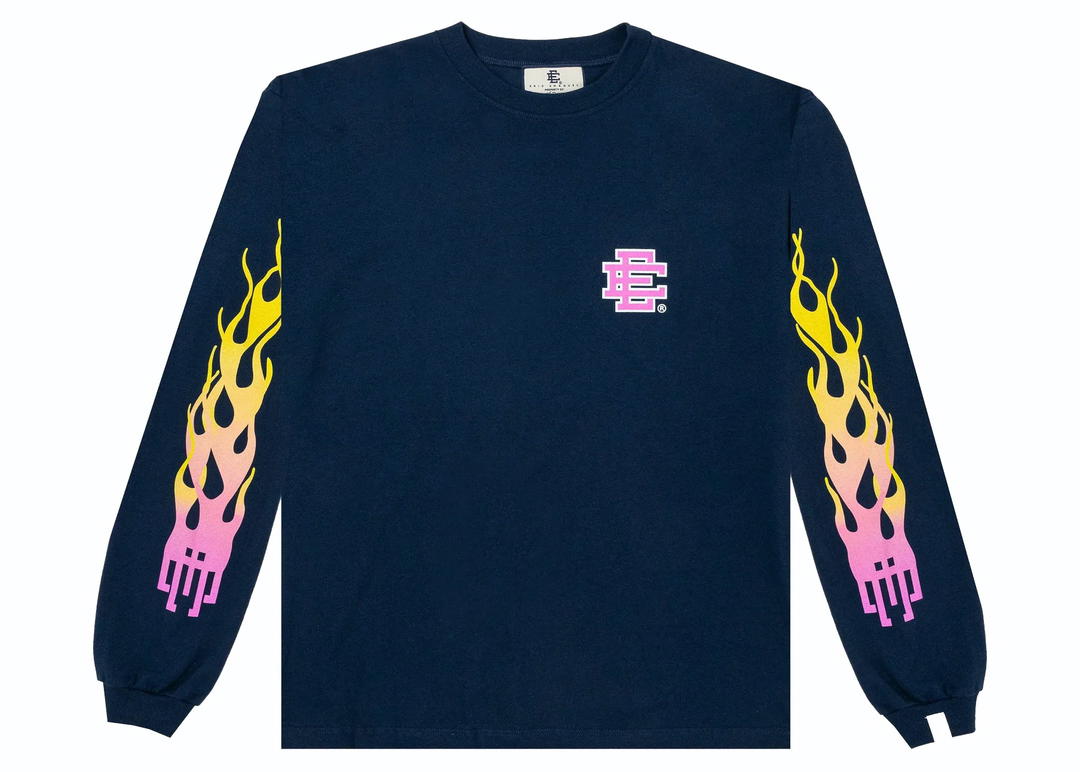 Eric Emanuel Eric Emanuel EE Long Sleeve T-Shirt Navy