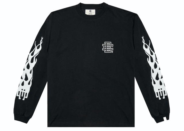Eric Emanuel Eric Emanuel EE Long Sleeve T-Shirt White/Grey - view 1