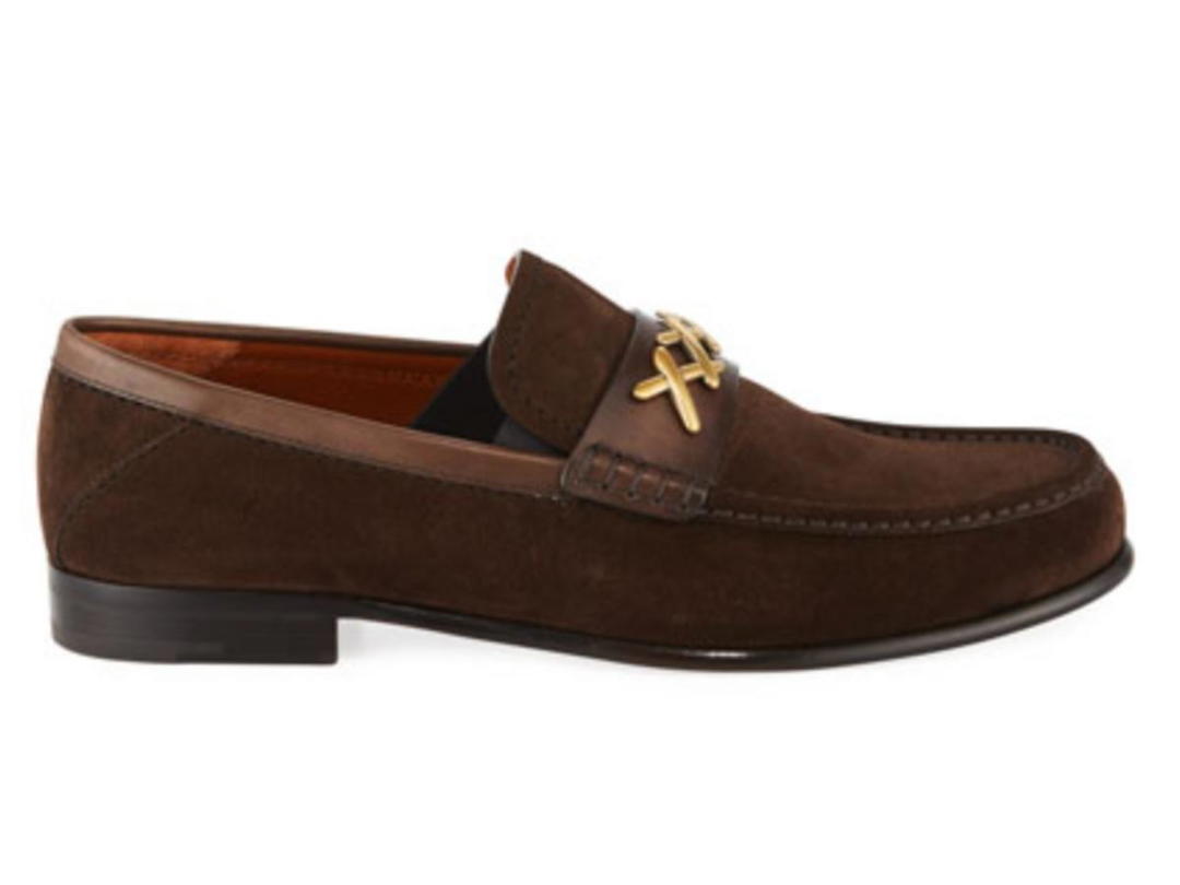 Zegna Ermenegildo Zegna XXX Suade Penny Loafers Brown