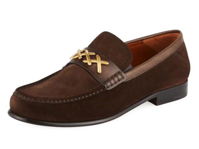 Zegna Ermenegildo Zegna XXX Suade Penny Loafers Brown - view 2