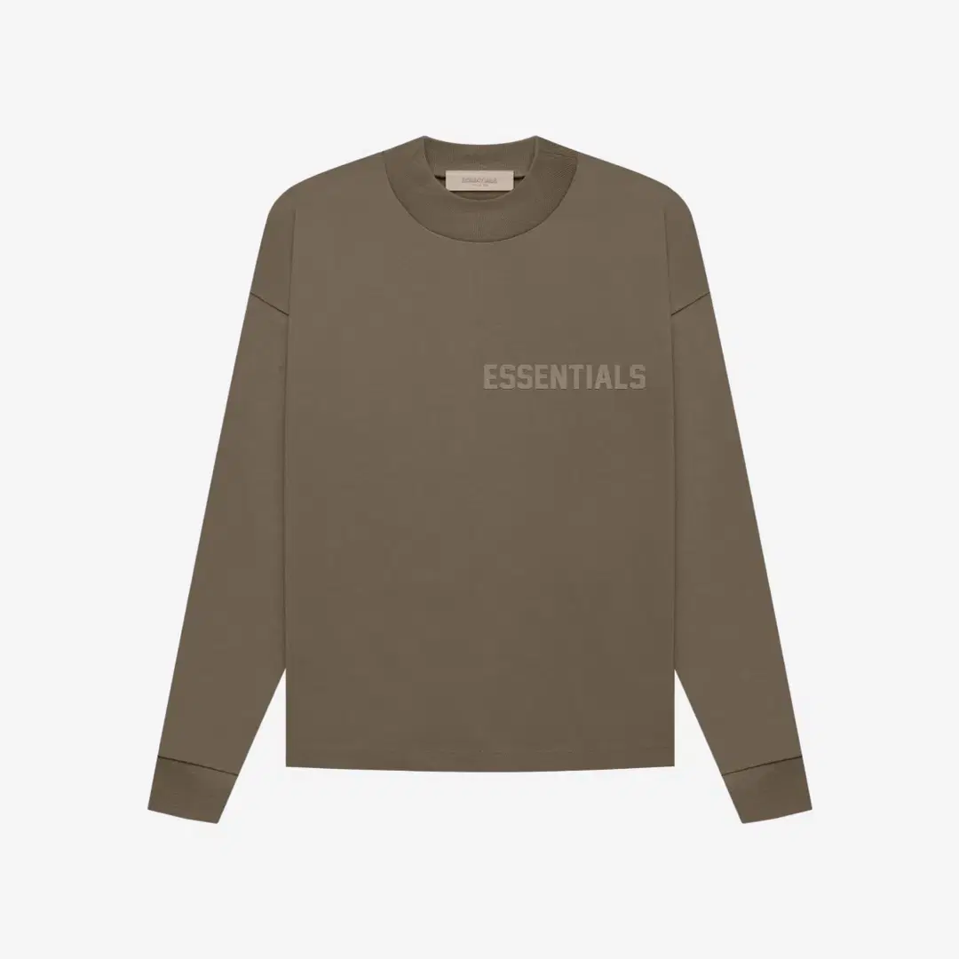 Fear of God Essentials Long Sleeve T-Shirt Wood - 22FW