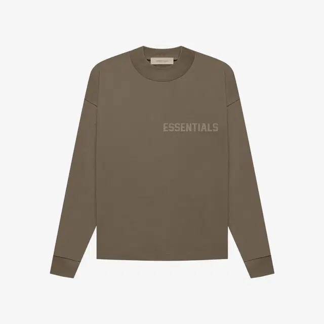 Fear of God Essentials Long Sleeve T-Shirt Wood - 22FW - view 1