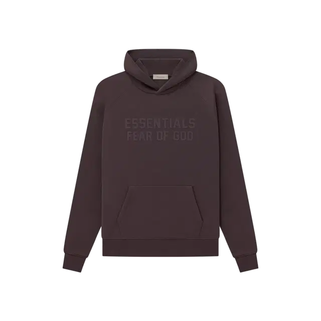 Fear of God Essentials Hoodie Plum - 23SS - view 2