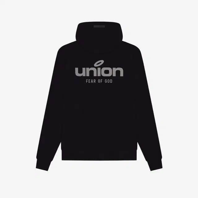 Fear of God Essentials x Union Vintage Hoodie Vintage Black - 21FW - view 1
