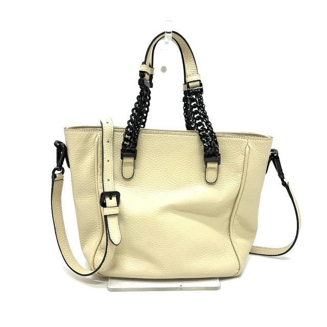 Etro ETRO 2WAY Chain Shoulder Bag Hand Bag Leather Beige - view 2