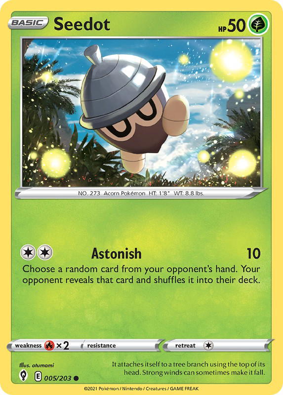 Pokemon Pokemon Seedot C [EVS 005/203] Sword & Shield "Evolving Skies" (EN)