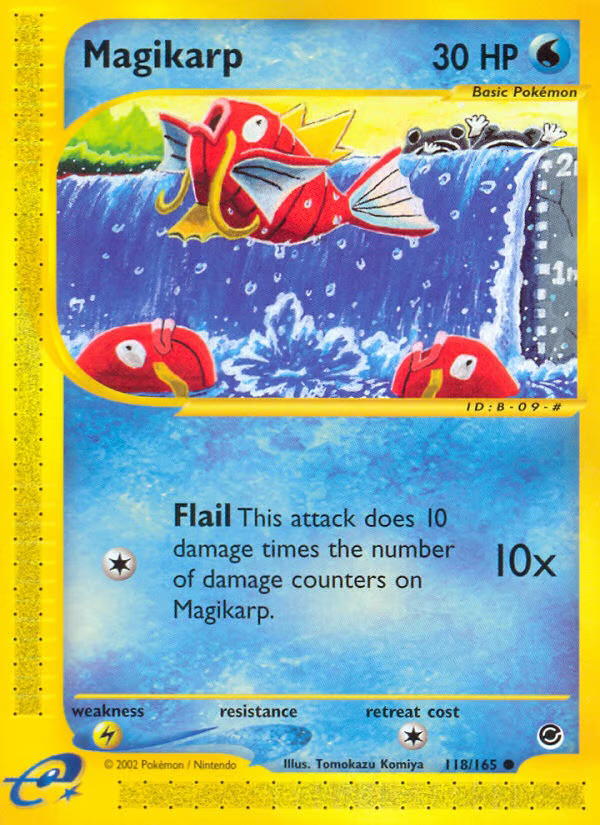 Pokemon Pokemon Magikarp C [EX 118/165] E-Card "Expedition Base Set" [ReverseHolo] (EN)