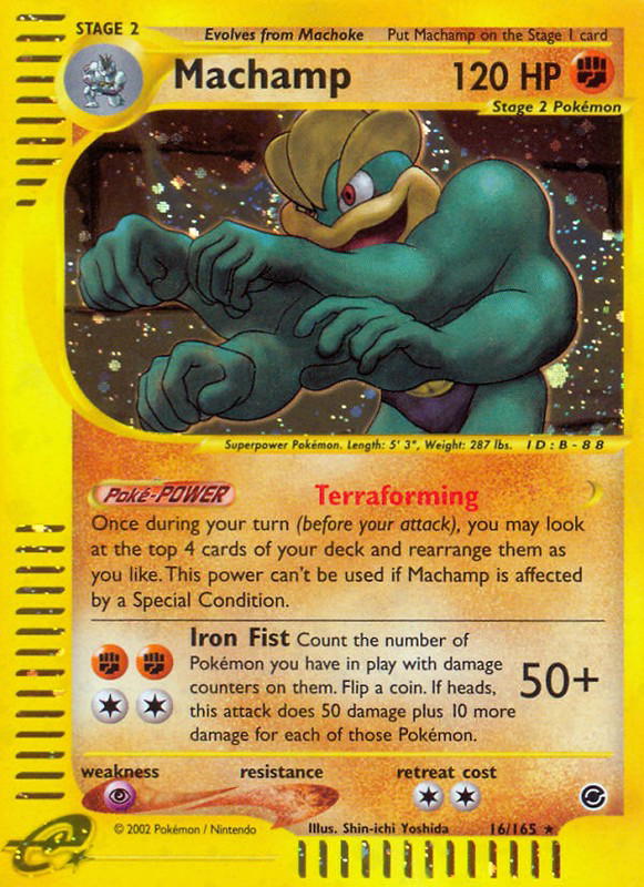 Pokemon Pokemon Machamp H [EX 16/165] E-Card "Expedition Base Set" (EN)