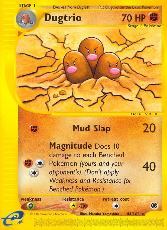 Pokemon Pokemon Dugtrio R [EX 44/165] E-Card "Expedition Base Set" (EN)