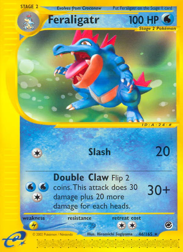 Pokemon Pokemon Feraligatr R [EX 46/165] E-Card "Expedition Base Set" [ReverseHolo] (EN)