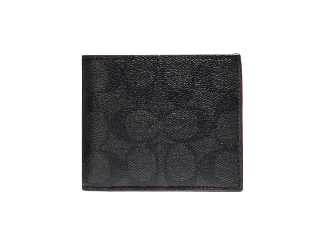 Coach Coach 3 In 1 Wallet Black Oxblood