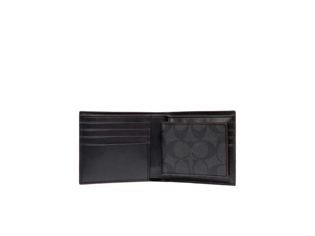Coach Coach 3 In 1 Wallet Black Oxblood - view 2