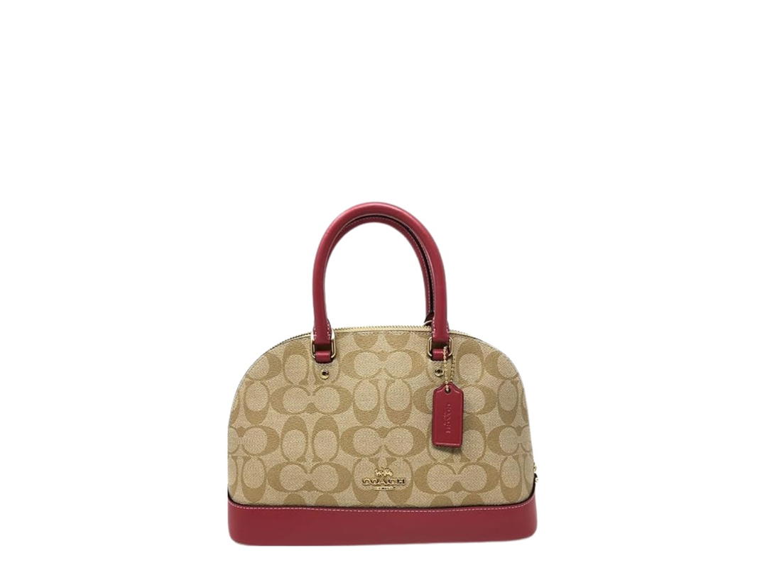 Coach Coach Mini Sierra Satchel In Signature Canvas Brown