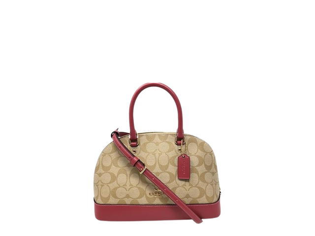 Coach Coach Mini Sierra Satchel In Signature Canvas Brown - view 2
