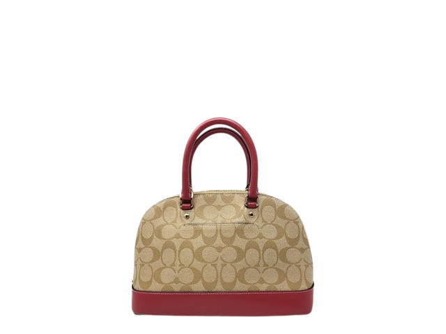 Coach Coach Mini Sierra Satchel In Signature Canvas Brown - view 3