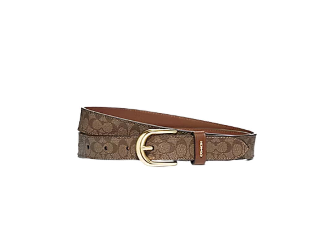 Coach Coach Classic Belt Khaki
