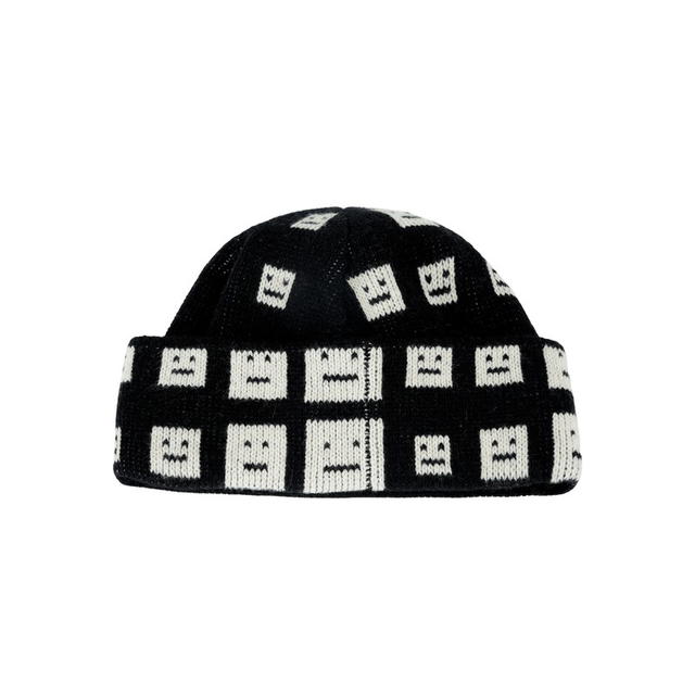 Acne Studios Acne Studios Beanie - Black/White - view 1