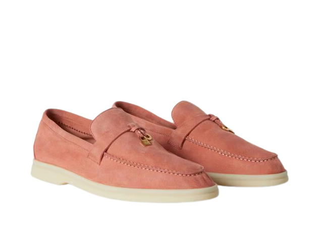 Loro Piana Loro Piana Summer Charms Walk Loafer Sorbet Pink - view 3