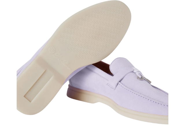 Loro Piana Loro Piana Summer Charms Walk Loafer In Suede Lilac Wagasa (Women's) - view 4